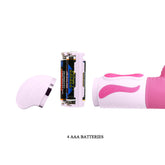 Pretty Love Antonie Twisting Rabbit Vibrator in Pink Silicone Vibrators